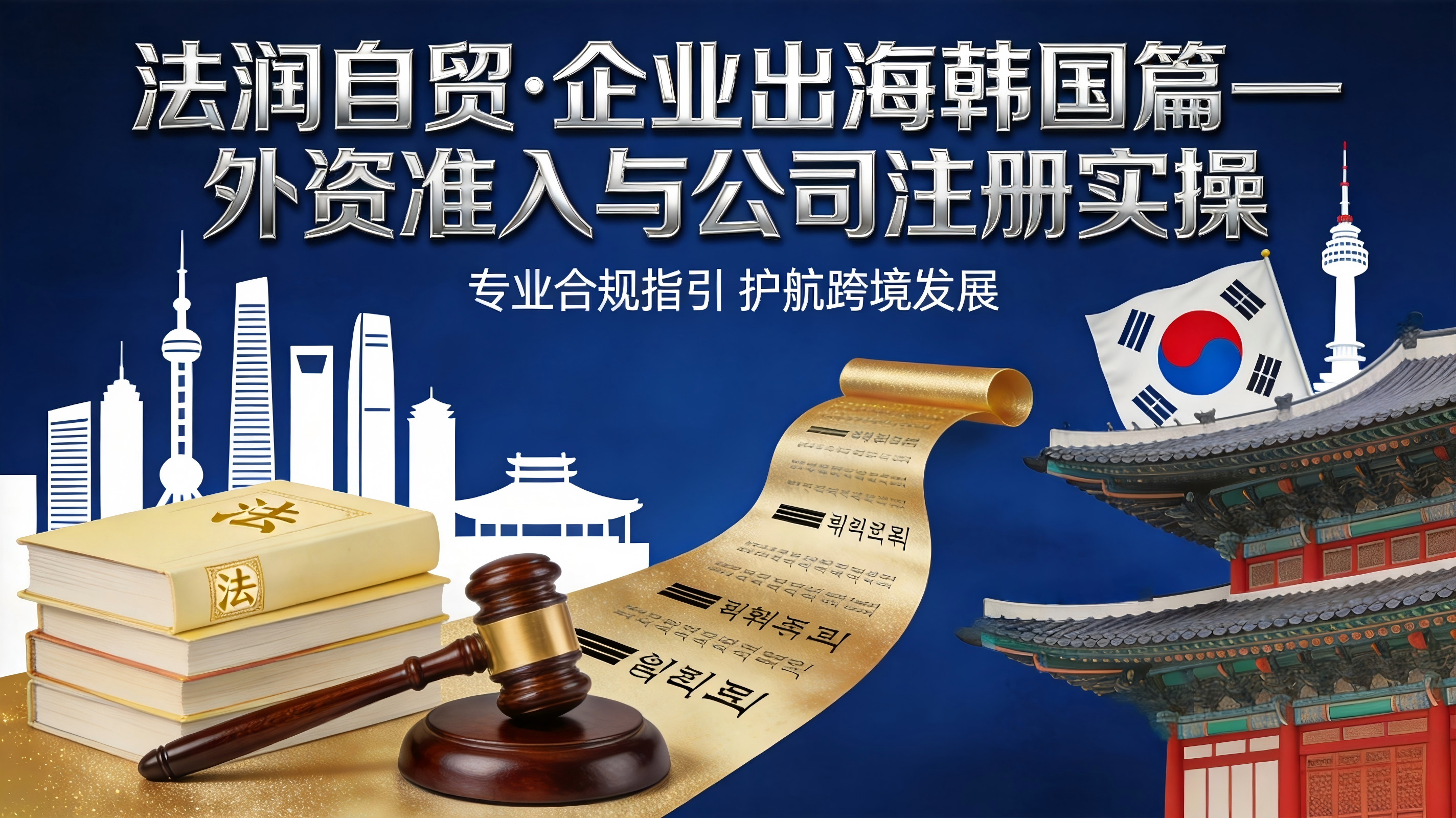 法润自贸丨企业出海系列之韩国篇（上）— 韩国市场准入门槛：外资准入与公司注册实操